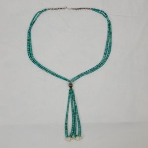 Vintage Tourquose Necklace Indian Jewelry